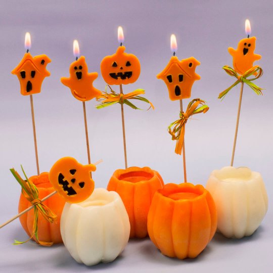 kit como hacer velas pick de halloween materiales e instrucciones 1