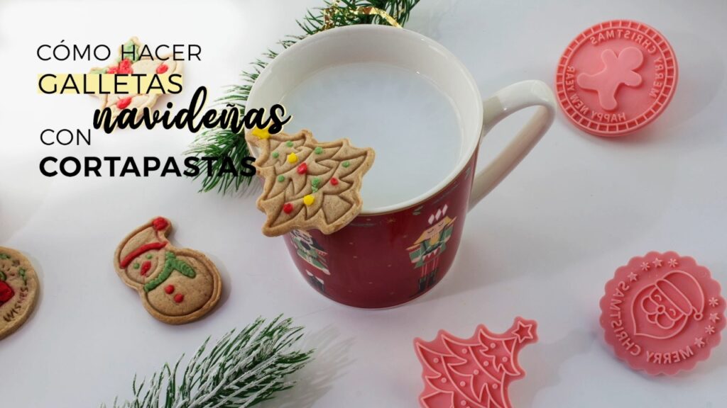 como hacer galletas navideñas con cortapastas